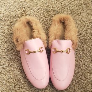 Fur mules